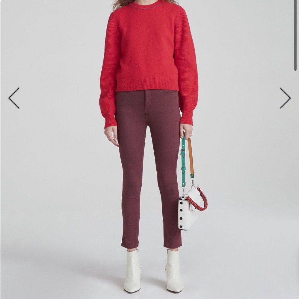 Rag & Bone High Rise Ankle Skinny